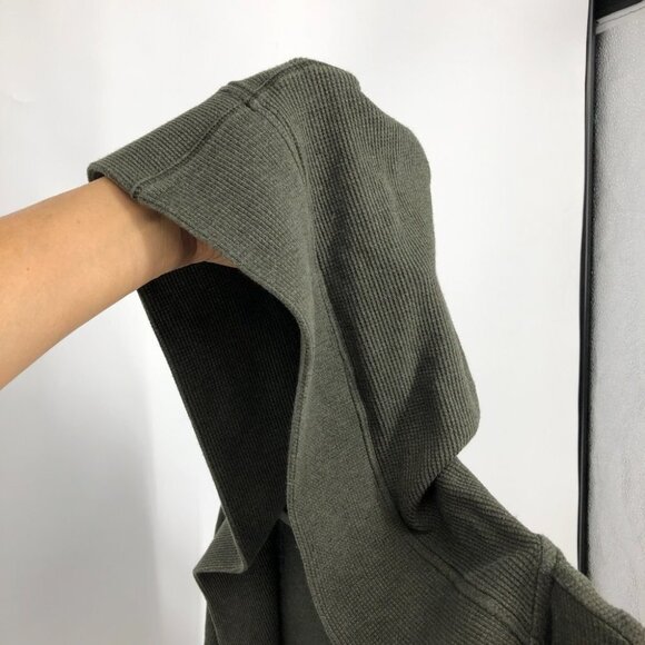 tentree Grey-Tinted Ivy Green TreeWaffle Knit Cardigan size XS - Picture 11 of 16